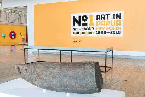 A view of works installed for 'No. 1 Neighbour', QAG, October 2016 / © The artists / Photograph: N Harth, QAGOMA