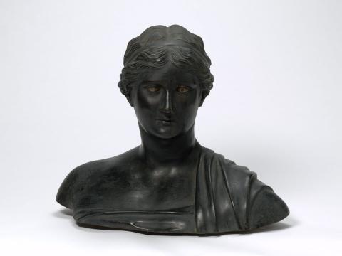 Artwork Sappho this artwork made of Bronze, created in 1860-01-01