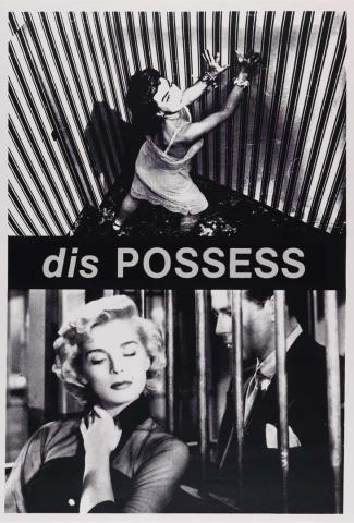 Artwork dis Possess (from 'disPOSTERS' series) this artwork made of Screenprint on paper, created in 1986-01-01