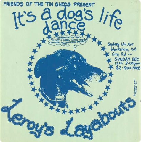 Artwork It's a dog's life dance this artwork made of Screenprint on paper, created in 1976-01-01