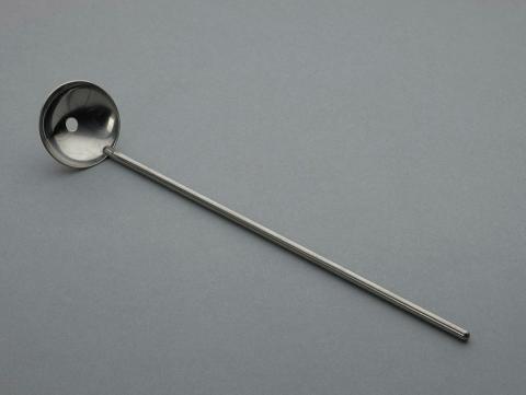 Artwork Mixer spoon (from 'Cylinda Line' series) this artwork made of Polished stainless steel, created in 1964-01-01