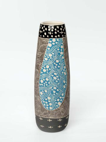 Artwork Kalaya Tjukurpa this artwork made of Stoneware, created in 2014-01-01