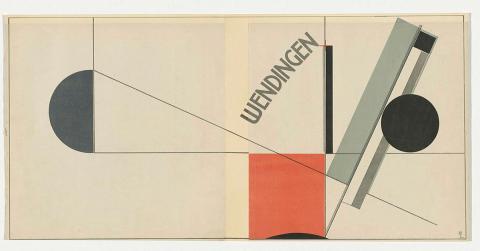 Artwork Cover for 'Wendingen' journal, volume IV, number 11 this artwork made of Colour lithograph on paper, created in 1921-01-01
