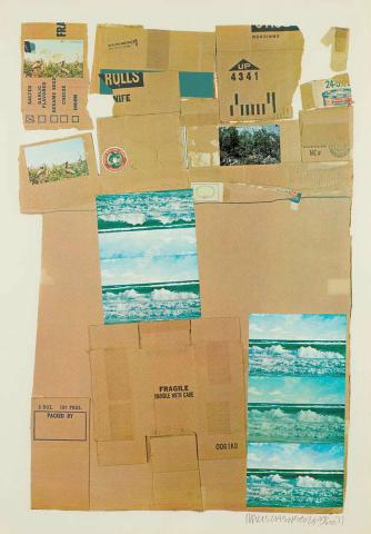 Artwork General delivery this artwork made of Photo-offset lithograph with collage on paper, created in 1971-01-01