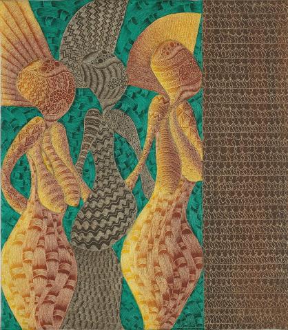 Artwork The Taralala this artwork made of Oil on canvas