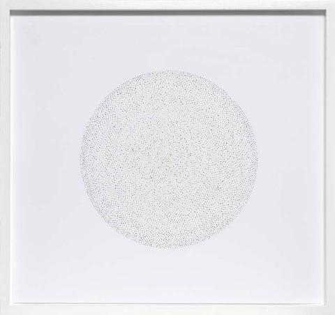 Artwork Unknown particles this artwork made of Found particles with glue on cardboard, created in 2008-01-01