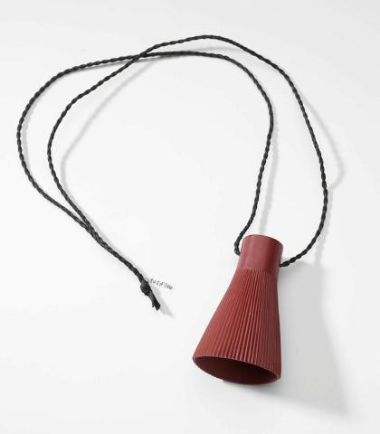 Artwork Four Bits of Fish - Tail this artwork made of Bone, cord, synthetic polymer paint, created in 1993-01-01