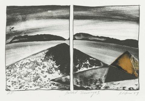 Artwork Isolated dreamings I this artwork made of Lithograph and chine collé on wove paper, created in 1987-01-01