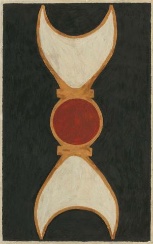 Artwork Kumptapi Mai Arem (from 'Garpa / Ground Paintings' series) this artwork made of Organic material on paper , created in 2023-01-01