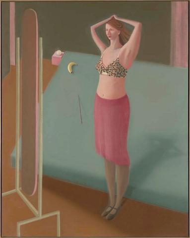 Artwork Good Bad Mirror this artwork made of Oil on linen, created in 2023-01-01