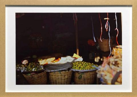 Artwork Untitled (fruit baskets) this artwork made of Ultra-glossy type C photograph on paper in medium density fibreboard frame, created in 2000-01-01