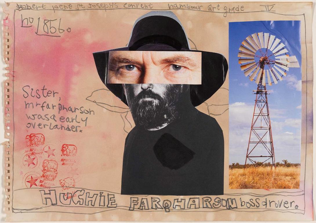 MacPherson / BOSS DROVERS 2014.112.1856 A collaged-together image of a drover, made from photos and drawings