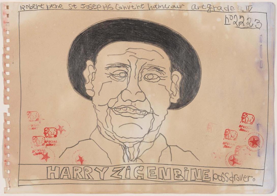 MacPherson / BOSS DROVERS 2014.112.2223 A pencil drawing of a drover