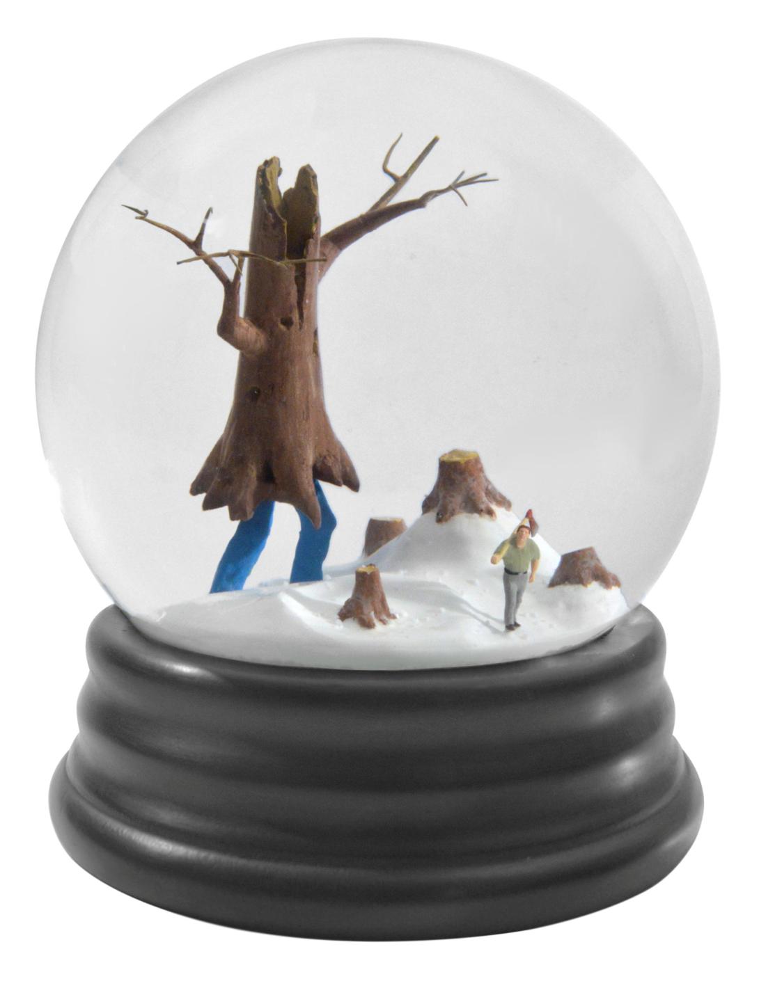 Artwork Traveler 322  this artwork made of Snow globe