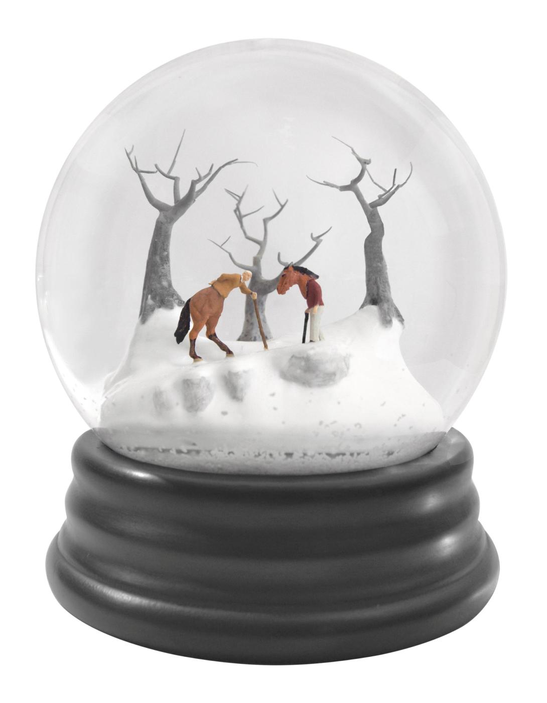 Artwork Traveler 311 this artwork made of Snow globe