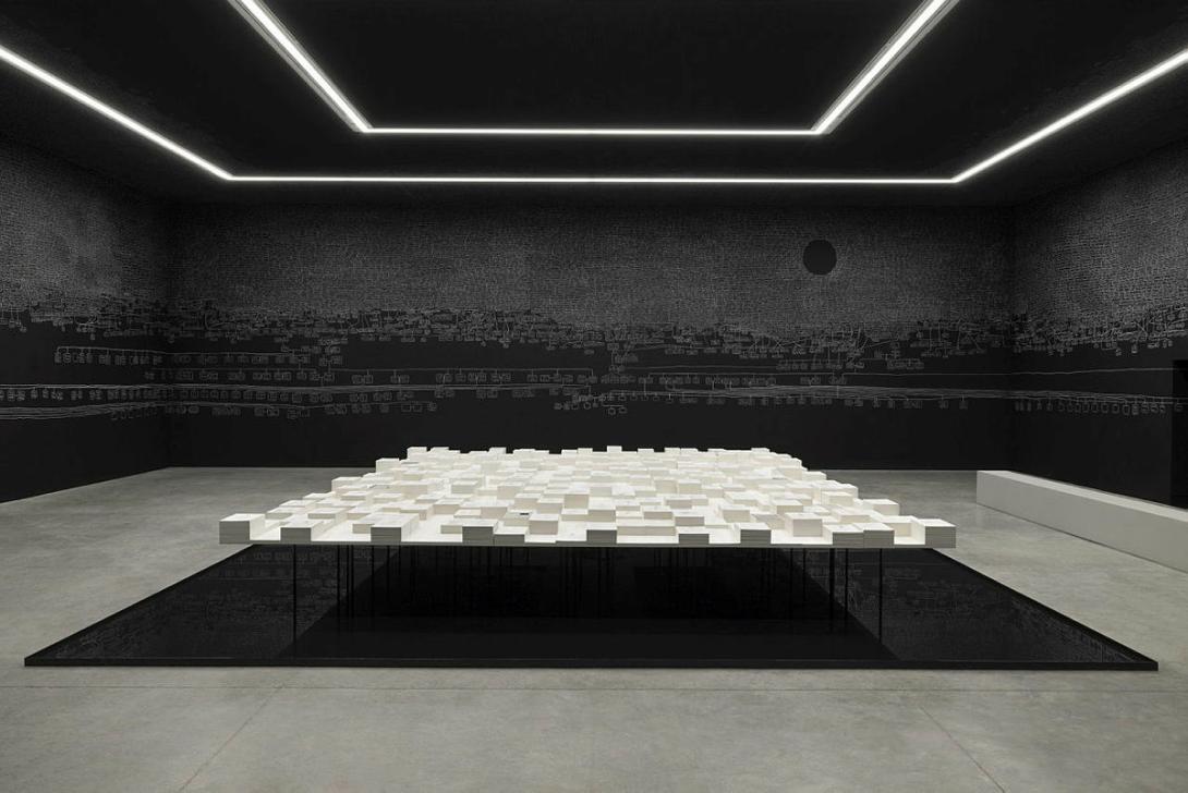 Archie Moore's kith and kin (installation view, Australia Pavilion, Venice Biennale) 2024 / Presented to QAGOMA and Tate by Creative Australia on behalf of the Australian Government 2024 / © Archie Moore / Photograph: Andrea Rossetti / Image courtesy: The artist and The Commercial, Sydney