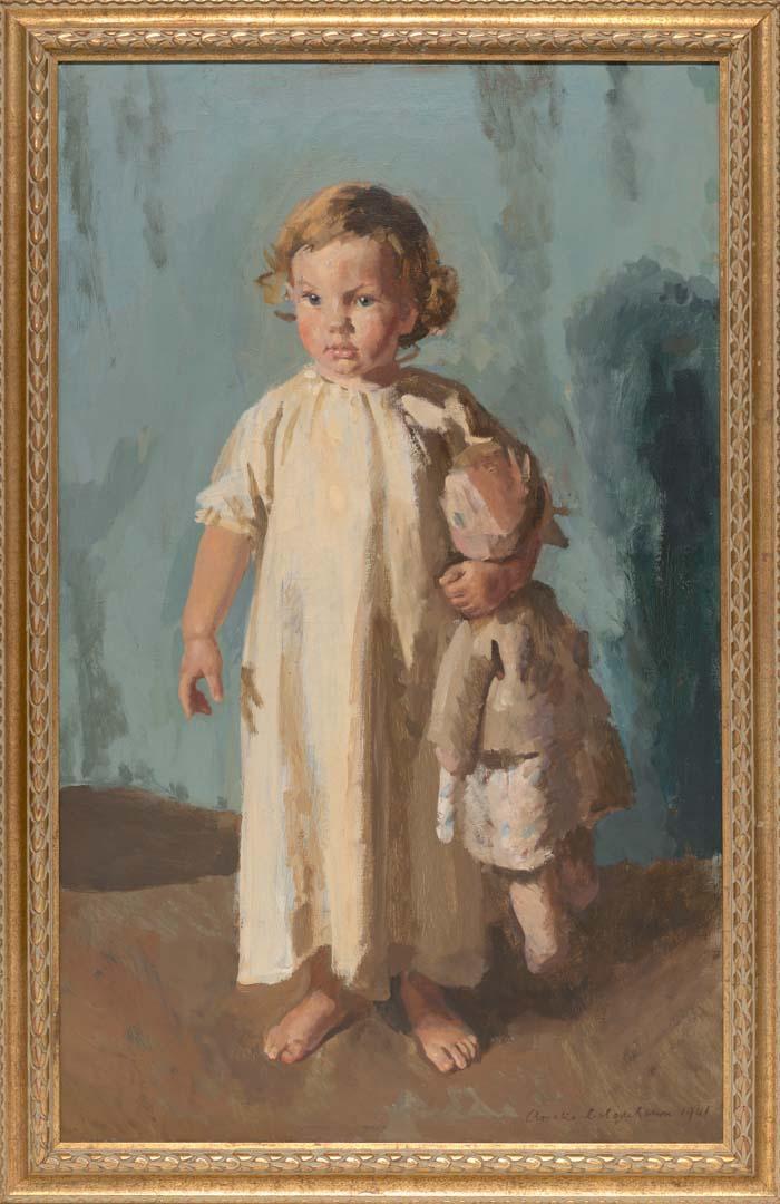 Artwork The rag doll this artwork made of Oil on canvas, created in 1941-01-01