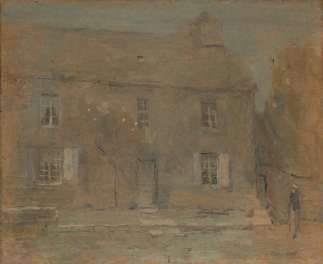 Artwork Millet's cottage, Greville this artwork made of Oil over oil wash on composition board