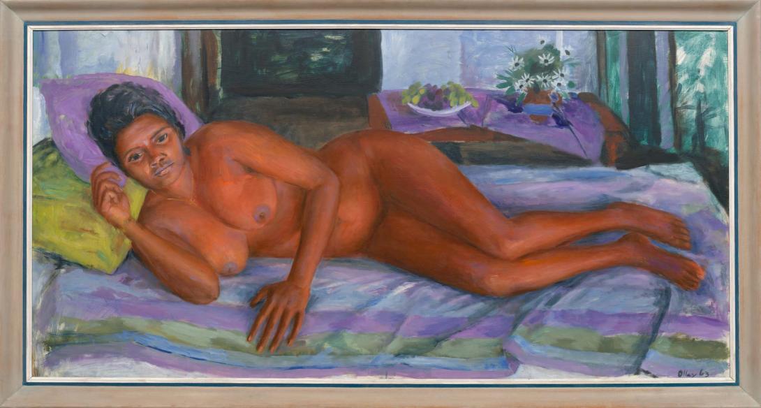 Artwork Dina this artwork made of Oil on canvas, created in 1963-01-01