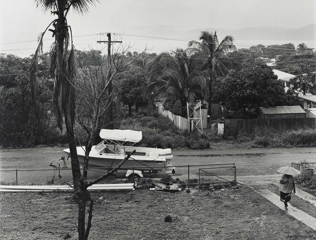 Artwork 28 January 1987, Thursday Island - Mrs Kris returned after lunch to her babysitting (from 'Journeys north' portfolio) this artwork made of Gelatin silver photograph on paper, created in 1987-01-01