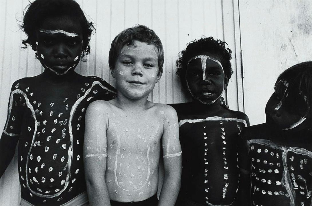 Artwork Jermaine Luke, David Freier, Ben Yam, Gibson Yam, Kowanyama, Cape York (from 'Journeys north' portfolio) this artwork made of Gelatin silver photograph on paper, created in 1987-01-01