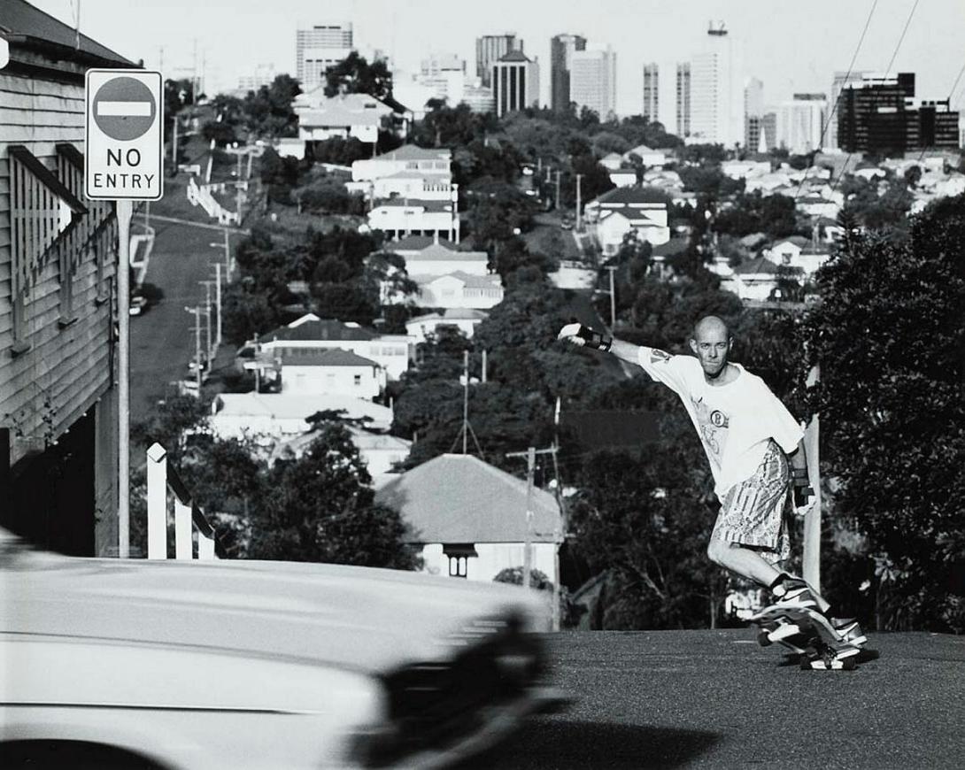 Artwork Malcolm Enright, designer, Brisbane  (from 'Journeys north' portfolio) this artwork made of Gelatin silver photograph on paper, created in 1986-01-01