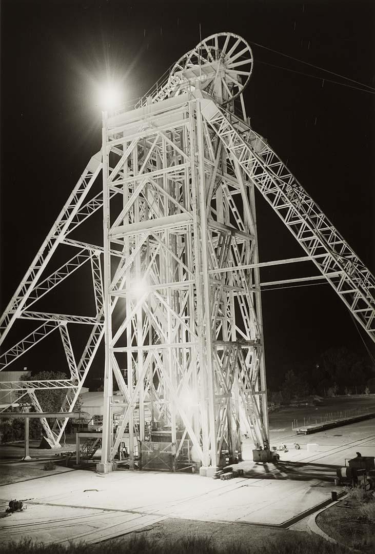 Artwork Mount Isa mine (from 'Journeys north' portfolio) this artwork made of Gelatin silver photograph on paper, created in 1986-01-01