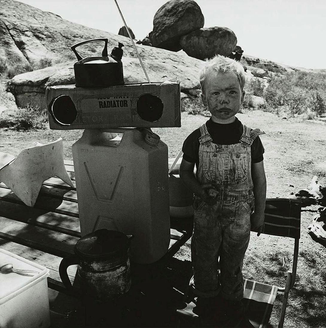 Artwork My son Jack, filthy, near Banana (from 'Journeys north' portfolio) this artwork made of Gelatin silver photograph on paper, created in 1986-01-01