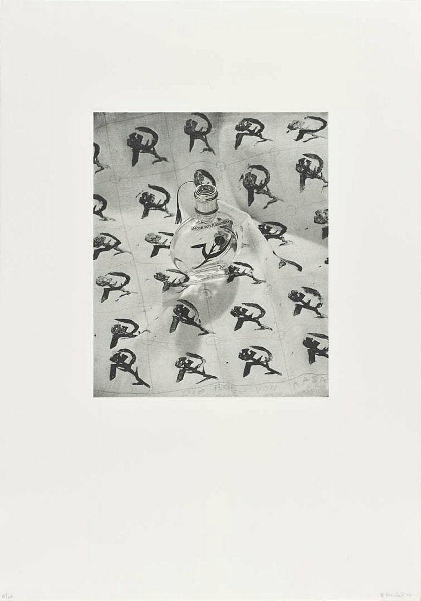 Artwork Rose von Kasanlak (from 'The readymade boomerang' portfolio) this artwork made of Photogravure on paper, created in 1990-01-01