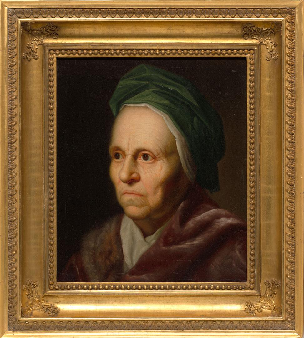 Artwork Portrait of an old German woman this artwork made of Oil on canvas, created in 1700-01-01