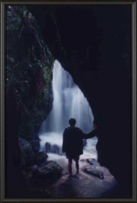 Artwork Te Wairoa (Falls) (from 'The Homely' series 1997-2000) this artwork made of Type C photograph on paper mounted on foam board, created in 1999-01-01