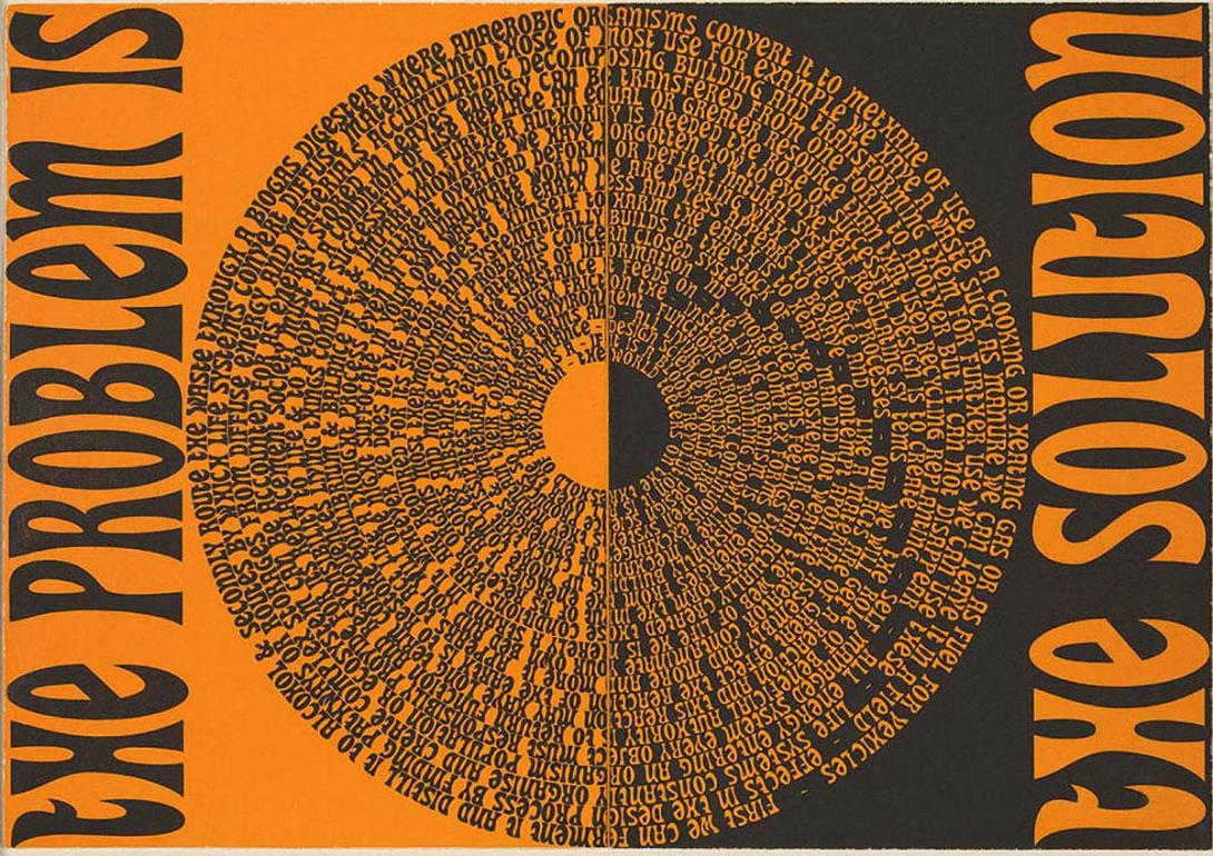 Artwork The problem is the solution (from an untitled suite) this artwork made of Etching with aquatint printed in one colour from two copper plates over lithograph printed in one colour from one aluminium plate on paper, created in 2008-01-01