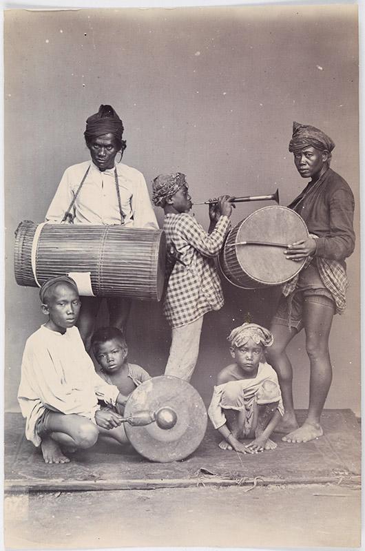 Artwork (Street band, Singapore) this artwork made of Gelatin silver photograph on paper, created in 1890-01-01