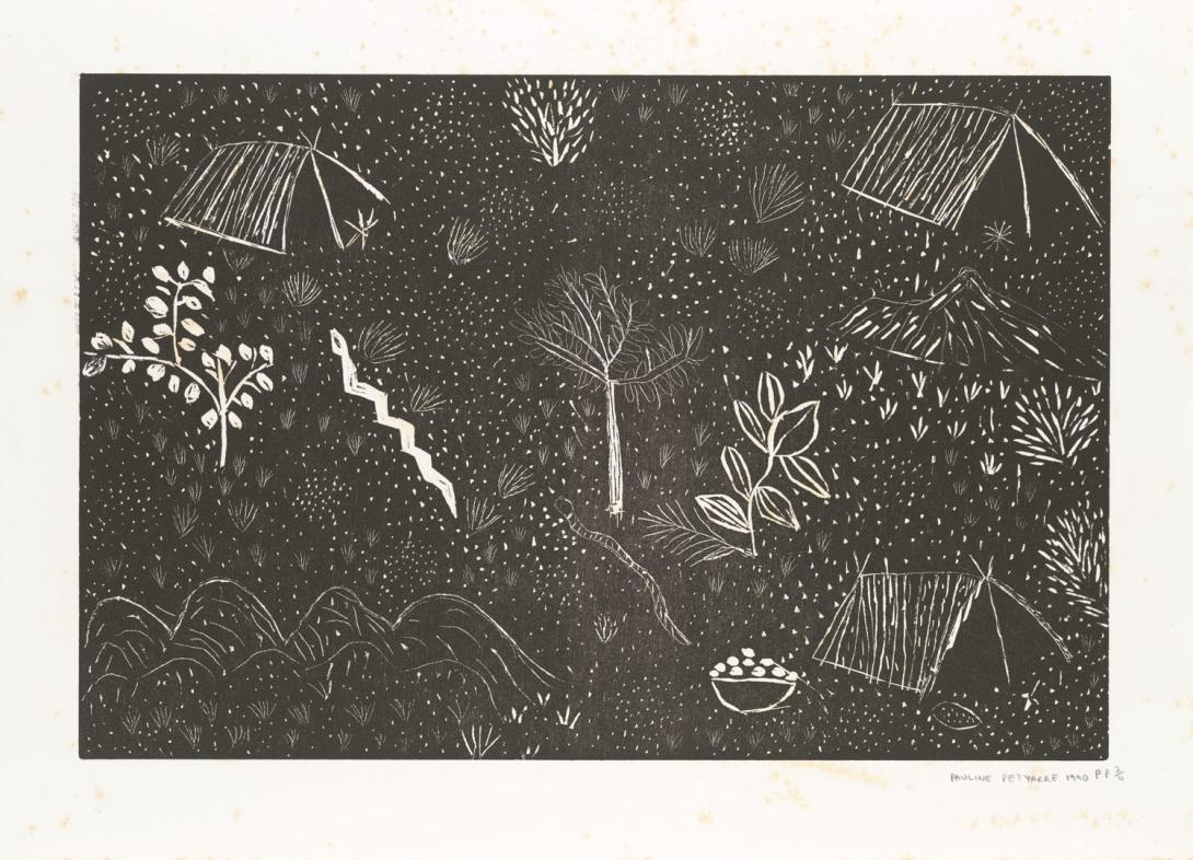 Artwork Untitled [no. 30] (from ‘Utopia Suite’ portfolio) this artwork made of Woodcut on paper, created in 1990-01-01