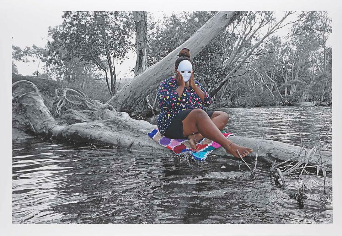 Artwork They will see you "They don't know I'm here. I come here all the time, it's the best spot on the river but you have to be really quiet otherwise they will see you." Katherine. (from 'Adolescent Wonderland' series) this artwork made of Archival inkjet print on 310gsm cotton rag art paper, created in 2019-01-01