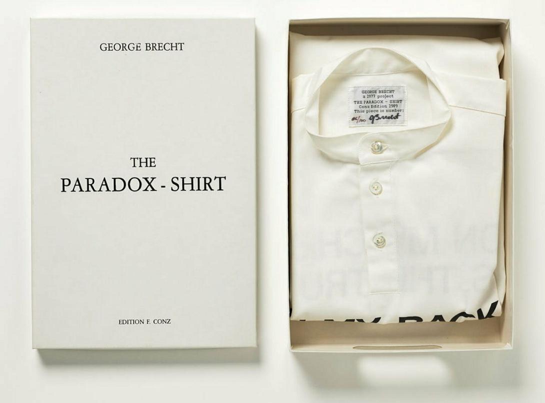 Artwork The paradox shirt this artwork made of Screenprint on cloth, created in 1977-01-01