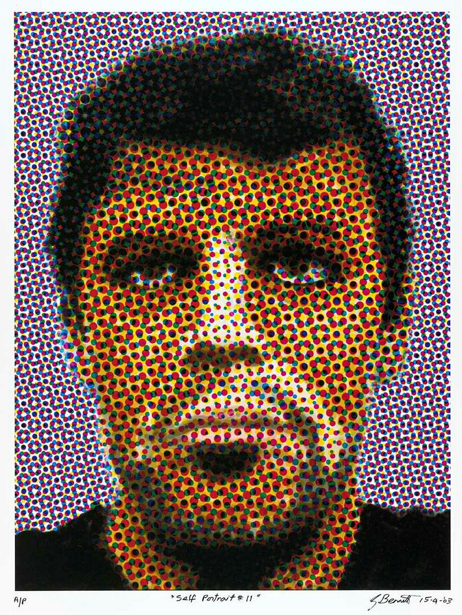 Artwork Self portrait #11 this artwork made of UV inkjet print on photographic paper, created in 2003-01-01