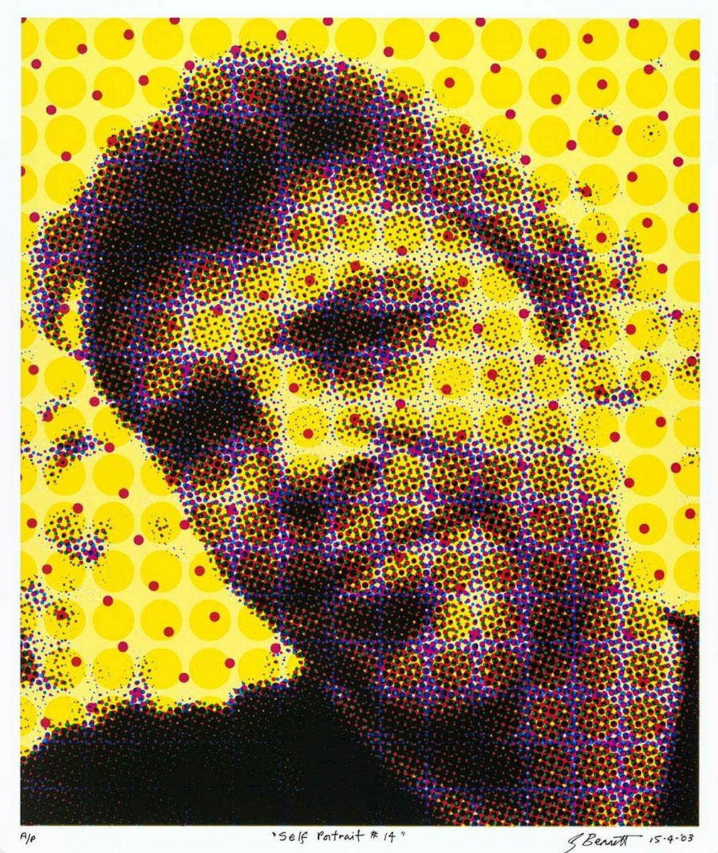 Artwork Self portrait #14 this artwork made of UV inkjet print on photographic paper, created in 2003-01-01