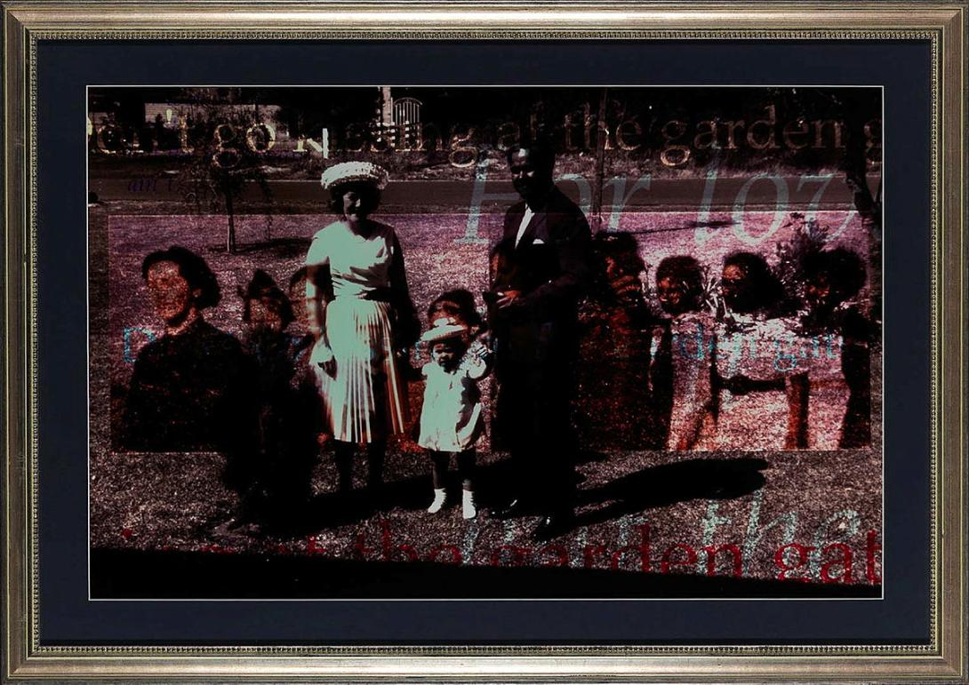 Artwork 'Don't go kissing at the garden gate'(1) (from the sub-series 'Colour b(l)ind', from 'In my Father's house' series) this artwork made of Colour photograph (Ilfachrome print) on paper, created in 1998-01-01