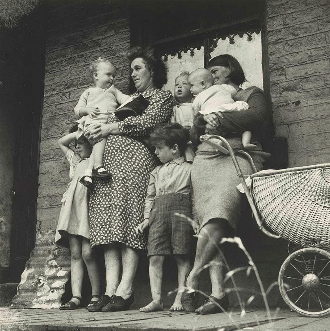 Artwork Families awaiting eviction this artwork made of Gelatin silver photograph on paper, created in 1945-01-01