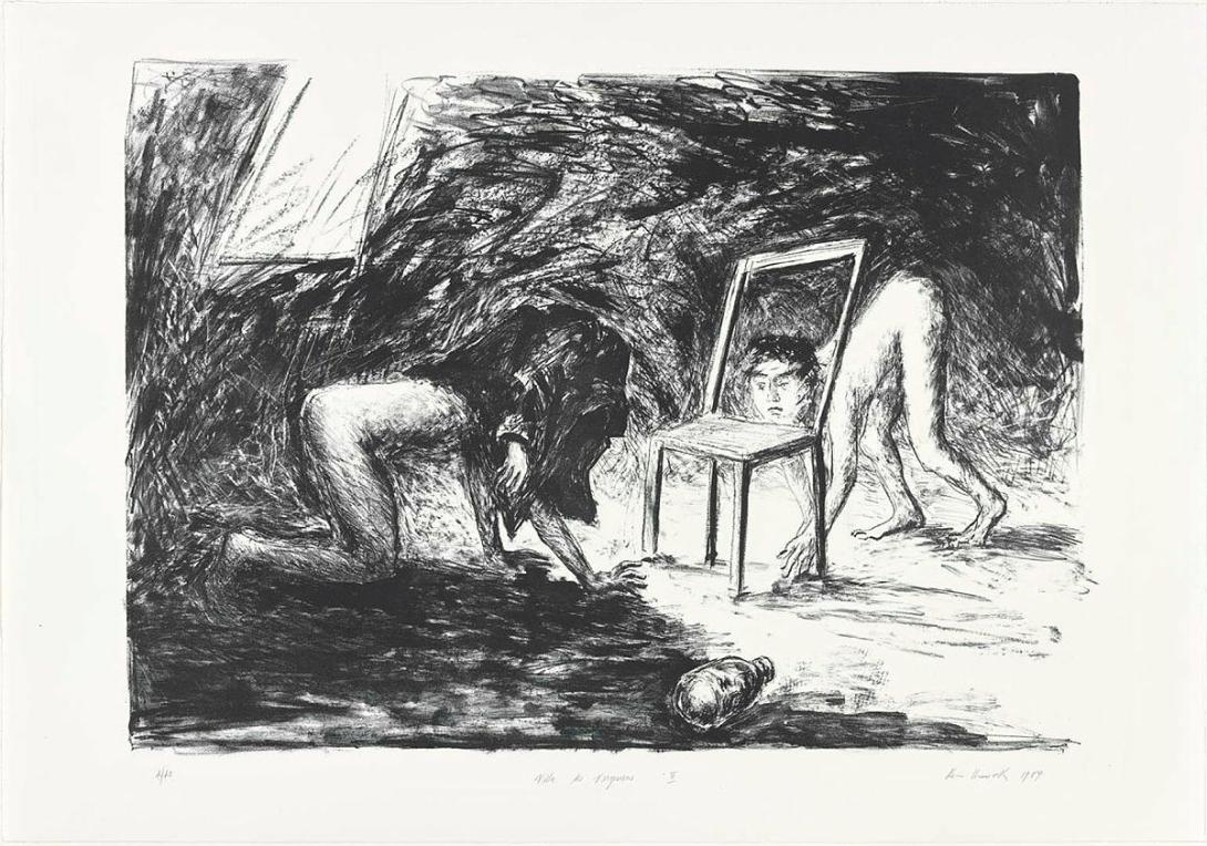 Artwork Villa des Vergessens II (from 'AUS Australien' 1988 portfolio) this artwork made of Lithograph on paper, created in 1987-01-01