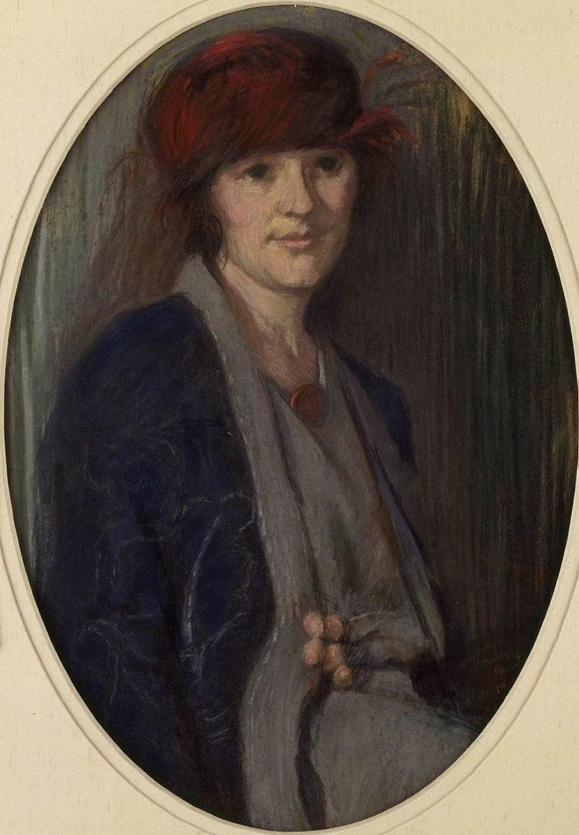 Artwork Constance this artwork made of Pastel on wove paper, created in 1921-01-01