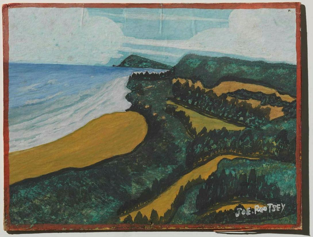 Artwork (Landscape) this artwork made of Gouache on board