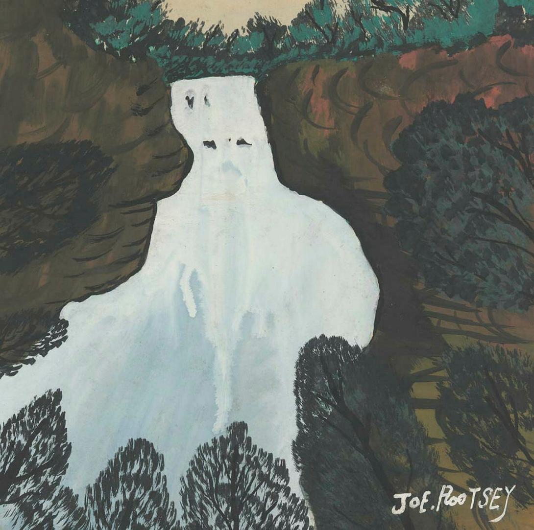 Artwork (Waterfall) this artwork made of Gouache on paper on board