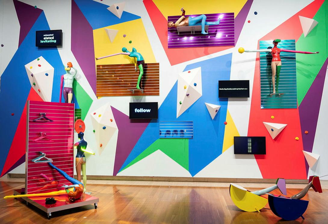 Artwork The Vertigoats this artwork made of Mixed media, created in 2021-01-01