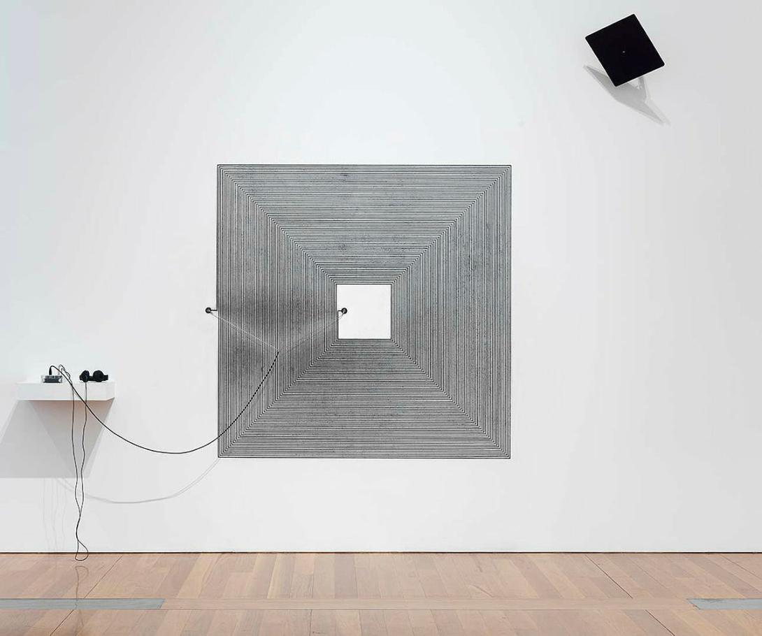 Artwork Large Ulam VLF Loop (graphite) this artwork made of Graphite, stencil, mixer, created in 2011-01-01