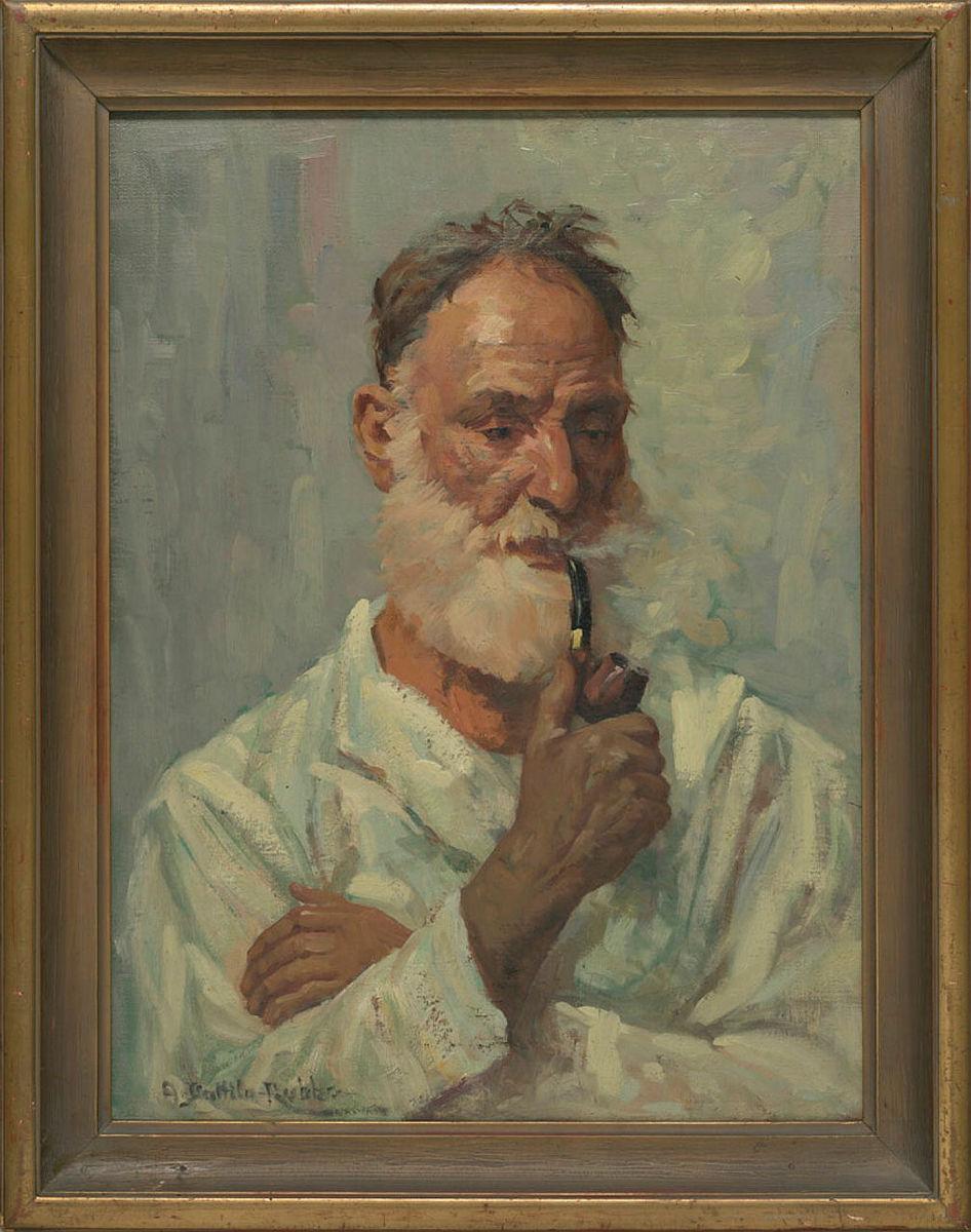 Artwork The pioneer this artwork made of Oil on canvas, created in 1940-01-01