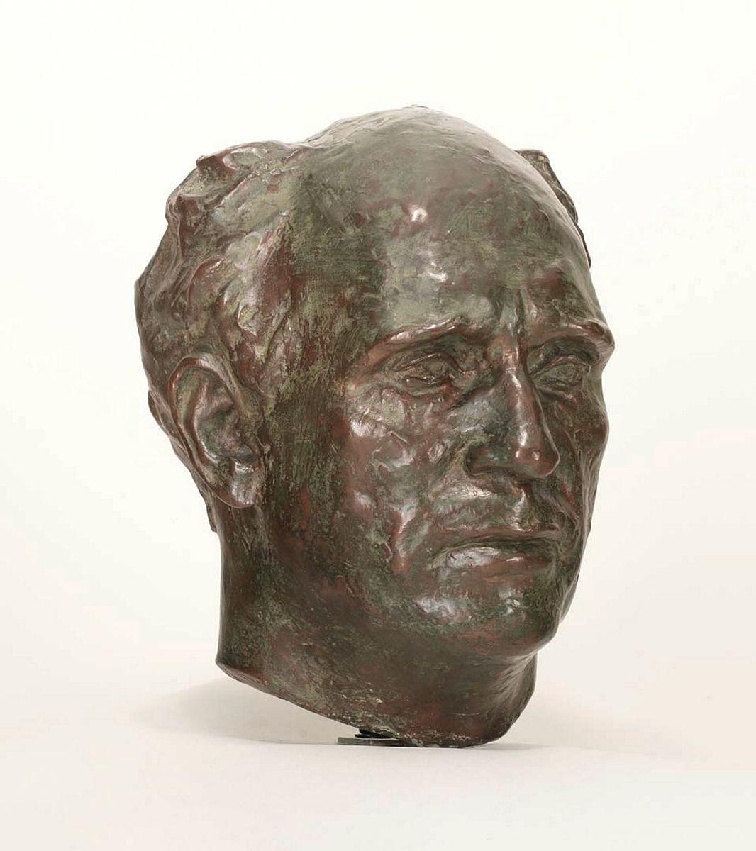 Artwork Portrait of Lloyd Rees this artwork made of Bronze, created in 1939-01-01