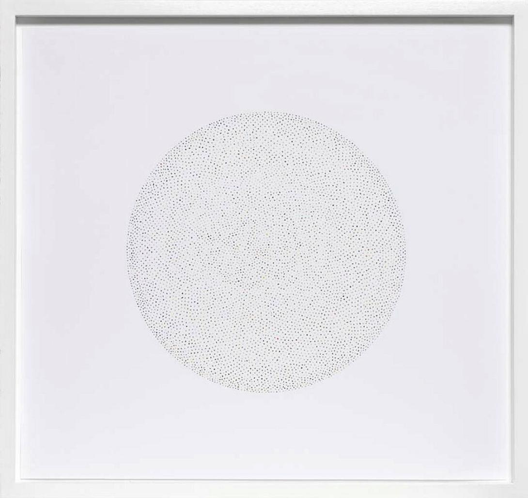 Artwork Unknown particles this artwork made of Found particles with glue on cardboard, created in 2008-01-01