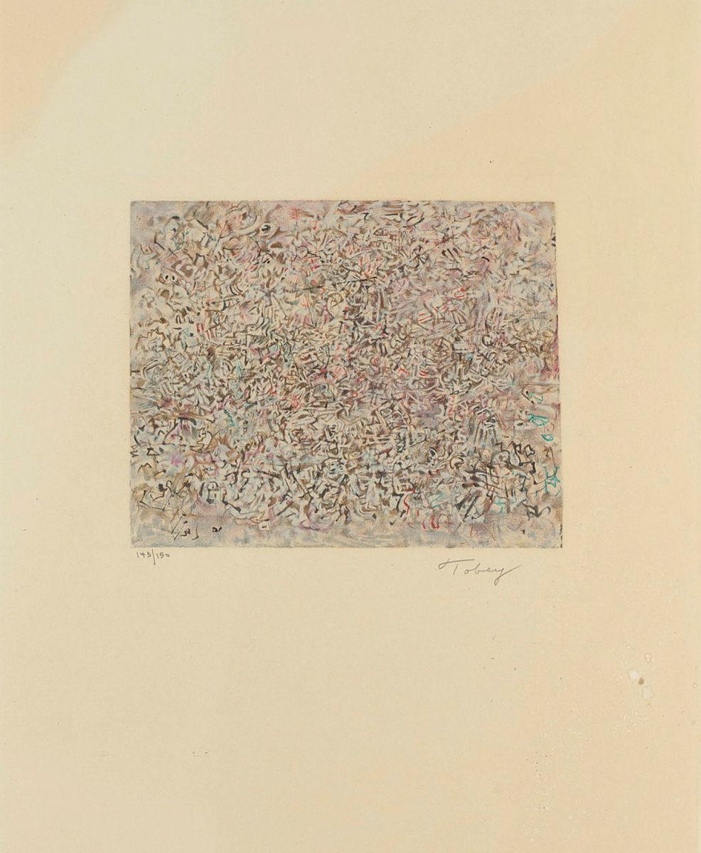 Artwork Crowd this artwork made of Colour lithograph on thick cream wove paper